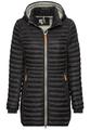 Steppjacke aus recyceltem Polyamid Schwarz 38
