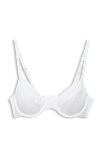 Recycelt: unwattierter Bügel-BH mit Spitze 75D The Natural Fit - White