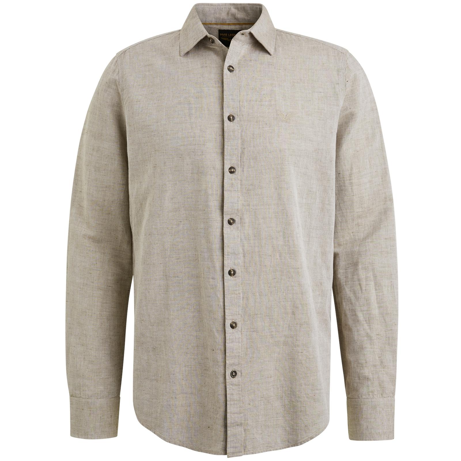 Ctn/linen 2 tone Owen M Regular Fit - Butternut