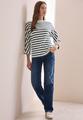 Gestreiftes Federgarn Shirt XXL - Universal Blue