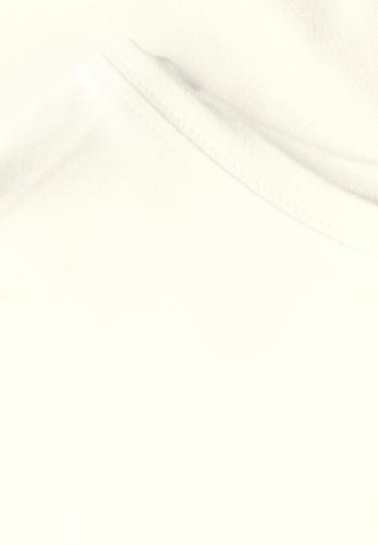 Shirt in Unifarbe 36 - Off White