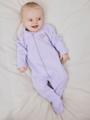 NBFNIGHTSUIT 2P ZIP FF PETIT FLOWER NOOS Violett 56