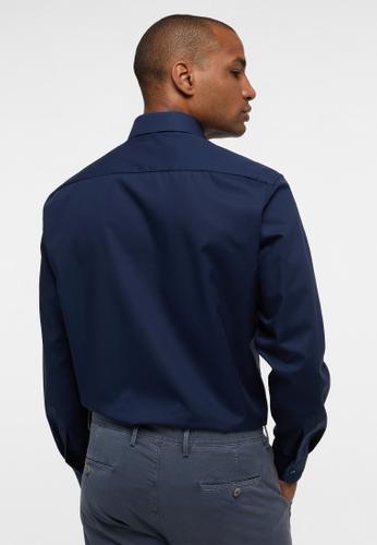Original Shirt Popeline Langarm 42/Langarm - 65cm COMFORT FIT - Navy