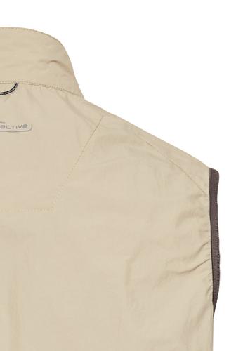 Outdoorweste mit Stehkragen 48 Regular Fit - Beige