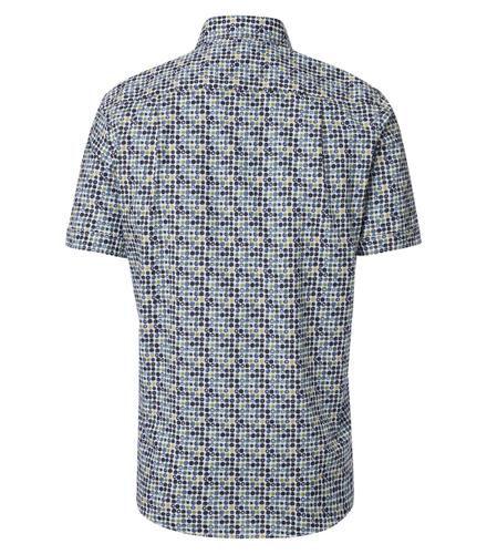 Freizeithemd Kurzarm M Comfort Fit - Blau
