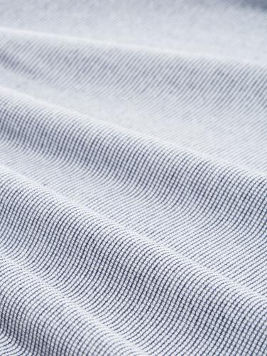 Langarmshirt mit Bio-Baumwolle M Regular Fit - Offwhite Navy Small Stripe