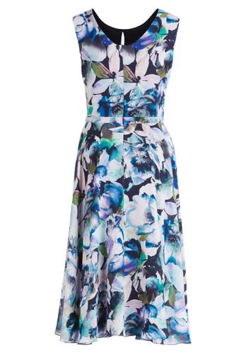 Cocktailkleid Blau 40