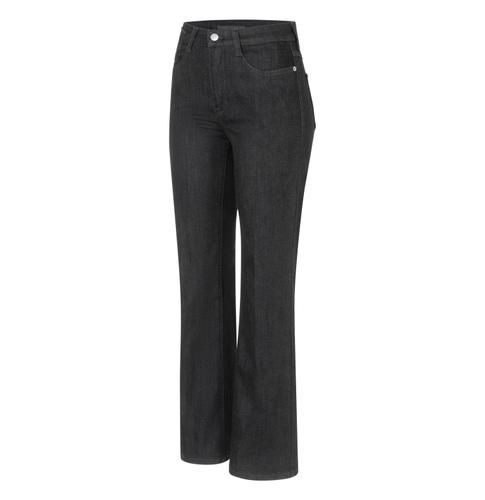 MAC JEANS - LAURA, Authentic Stretch Denim 36/32 Flared Fit - Schwarz