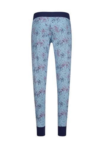 Skiny Damen Hose lang Night In Mix & Match 38 - Sky Spottedflowers