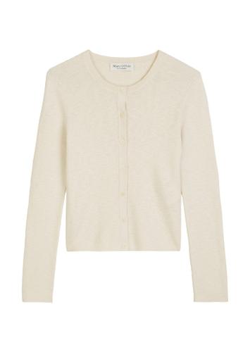 Feinstrick-Cardigan slim S Slim Fit - Natural Cotton