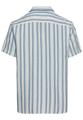 Streifenhemd aus reiner Baumwolle XL Regular Fit - Elemental Blue