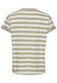 T-Shirt aus Organic Cotton S Regular Fit - Straw Stripes