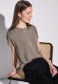 Shirt in Unifarbe Braun 42