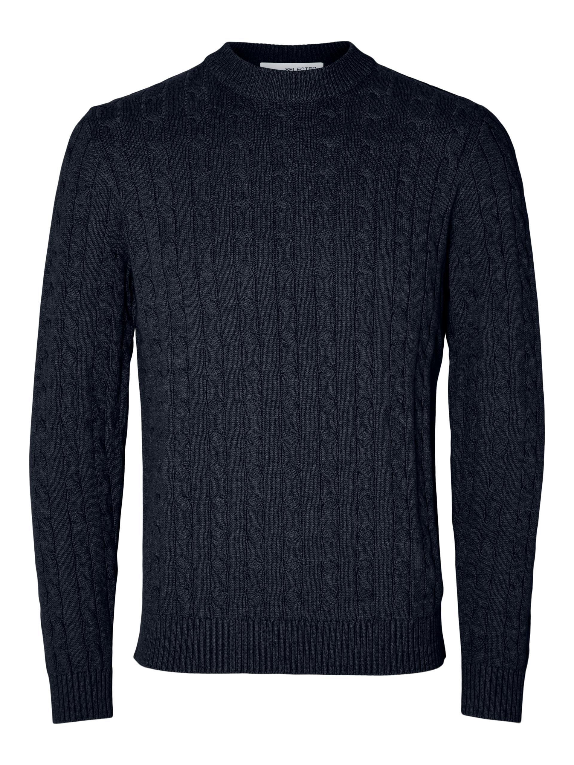 SLHRYAN STRUCTURE CREW NECK L Normal geschnitten - Sky Captain