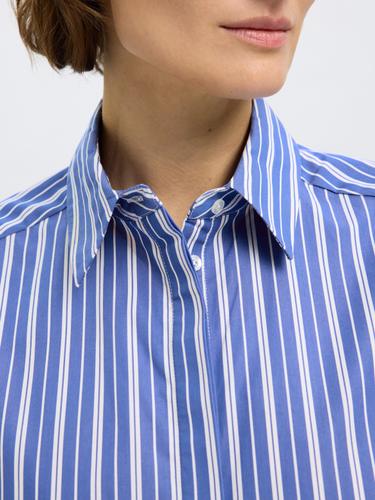 SLFFIA 2/4 CROPPED STRIPED SHIRT B 36 Verkürzt - Dazzling Blue