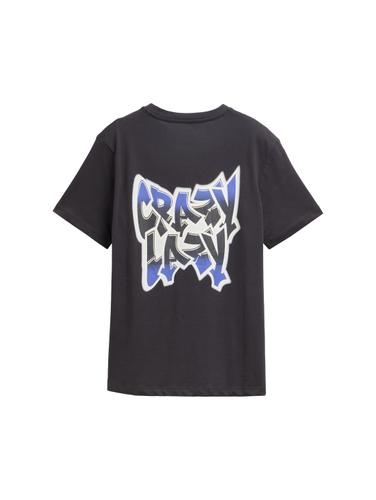 T-Shirt mit Rückenprint 152 Regular Fit - Coal Grey