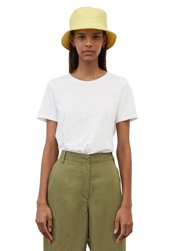 Rundhals-T-Shirt regular XS Regular Fit - White