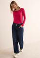 Shirt mit Rundhals L - Granita Red