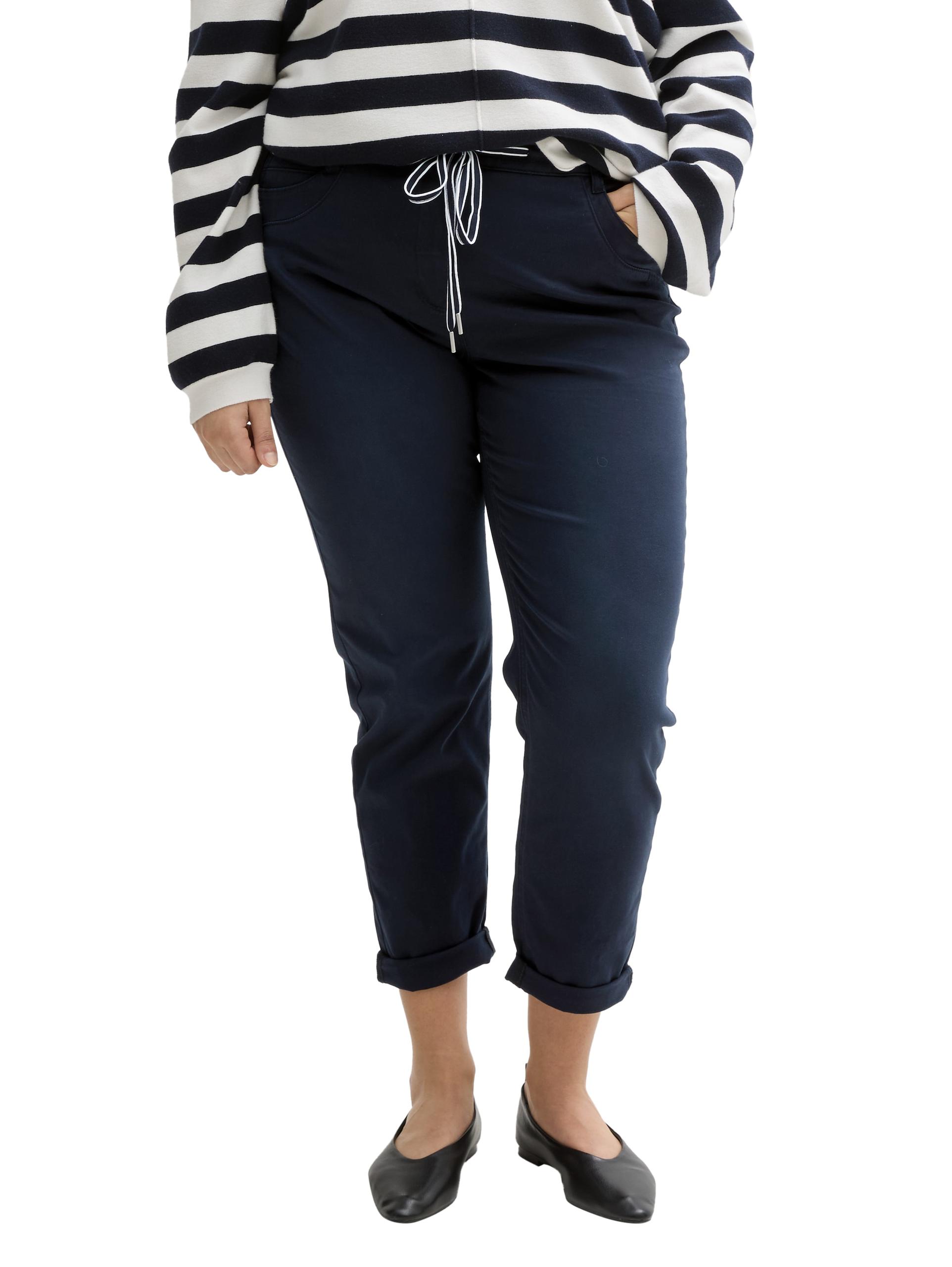 Plus Size - Cropped Slim Hose 46/28 Slim Fit - Sky Captain Blue