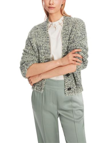 Oversized Cardigan Knitted in Germany Grün 40