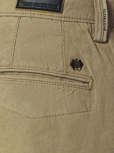 Short With Linen Garment Dyed Beige XXXL