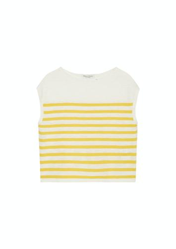 Ärmelloser Feinstrick-Pullover loose M - Multi/corn Yellow