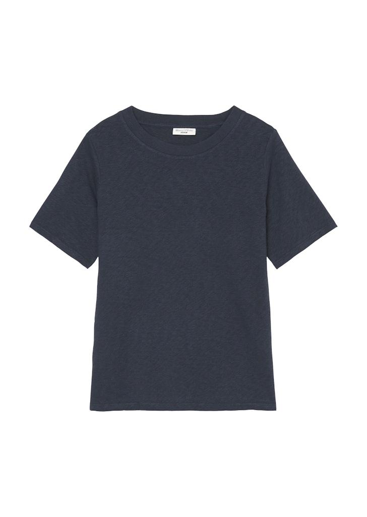 Slub-Jersey-T-Shirt loose L - Navy Teal