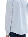 Regular Fit Hemd mit Brusttasche XL Regular Fit - White Light Blue Stripe
