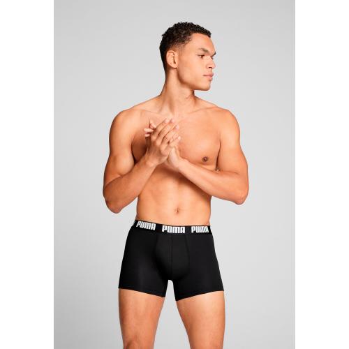 PUMA Herren Unterhose MEN EVERYDAY BASIC BOXER 2P M in Schwarz