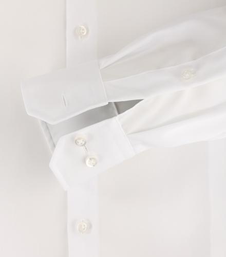 Twill Hemd uni 001880 37 VM - Weiss