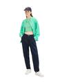 Cropped T-Shirt mit Ziernähten XL Cropped Fit - Strong Green