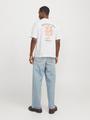 JORPAROS EASTER SKETCH TEE SS CREW N LN L Locker geschnitten - Bright White