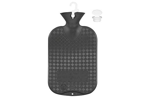 Wärmflasche Halblamelle 2 l anthrazit