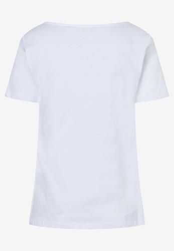 T-Shirt mit Dackelprint 40 - Weiß