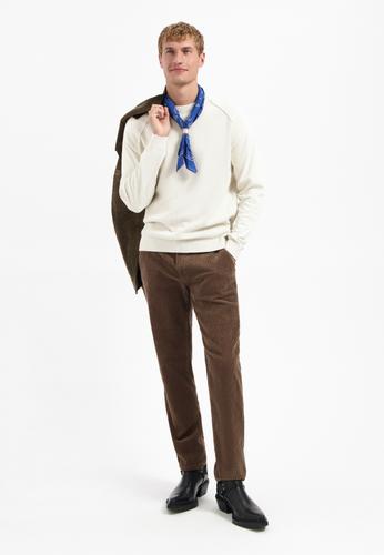 Pullover Crewneck Solid Waffle Knit XL Regular Fit - Kit