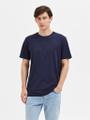 SLHASPEN SS O-NECK TEE NOOS Blau L