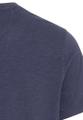 Kurzarm Henleyshirt aus reiner Baumwolle Blau XL