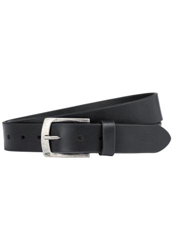 Ledergürtel Schwarz XL