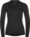 ODLO Damen Langarm Shirt BL TOP crew neck l/s ACTIVE WARM ECO M in Schwarz