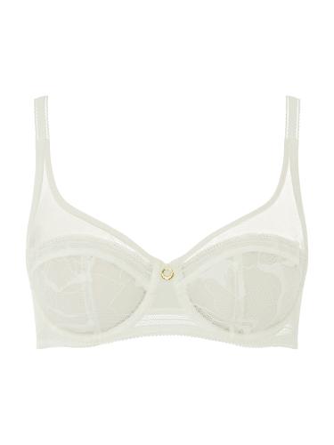 TRUE LACE Sehr bedeckender Bügel-BH 75 C - Milk