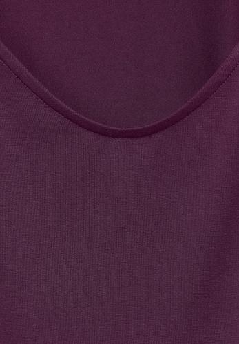 Top mit V-Neck 36 - Dark Berry Purple