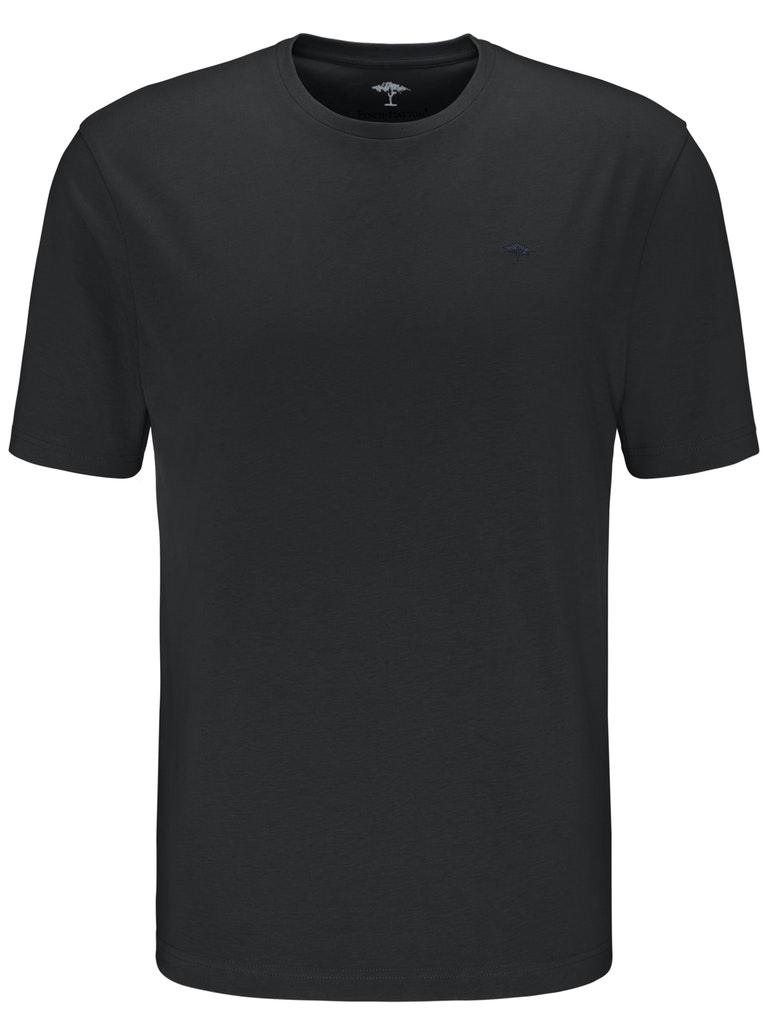 T-Shirt, O-Neck Schwarz 3XL