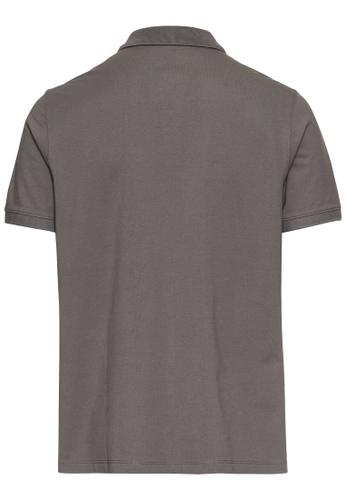 Kurzarm Poloshirt aus einem Baumwollmix M Regular Fit - Thunderstorm