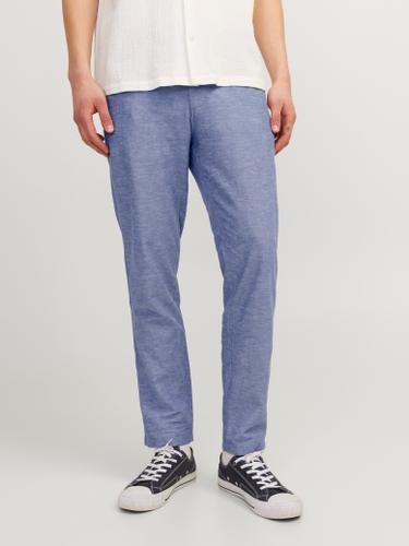JPSTACE SUMMER LINEN BLEND CHINO PANT SN 34/32 Verjüngt - Faded Denim