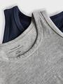 NKMTANK TOP 2P NOOS 110 - Grey Melange
