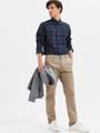 SLH175-SLIM NEW MILES FLEX PANT NOOS Grau 33/32