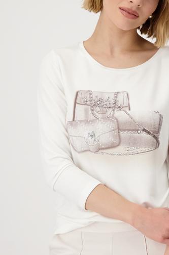 Shirt mit Taschen-Print 38 - Off-white