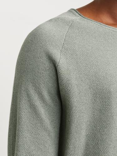 JJEHILL KNIT CREW NECK NOOS XL Structure Fit - Iceberg Green