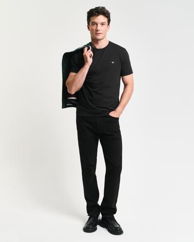 Regular Fit Shield T-Shirt XL - Black