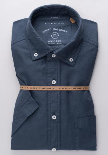 Hemd Twill Kurzarm S/Kurzarm SLIM FIT - Indigo